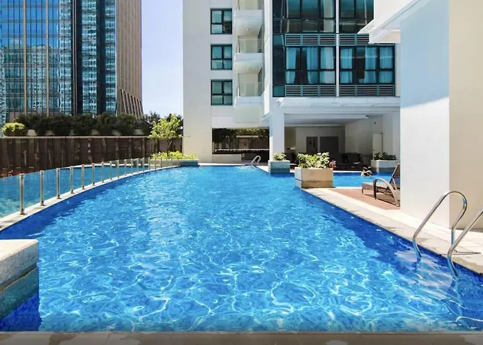 One Uptown 1br 2bed Affordable For 4,uptown Mall Linked Apartment Manila